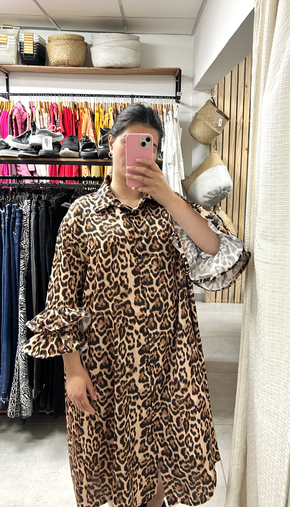 Vestido Italiano Animal Print